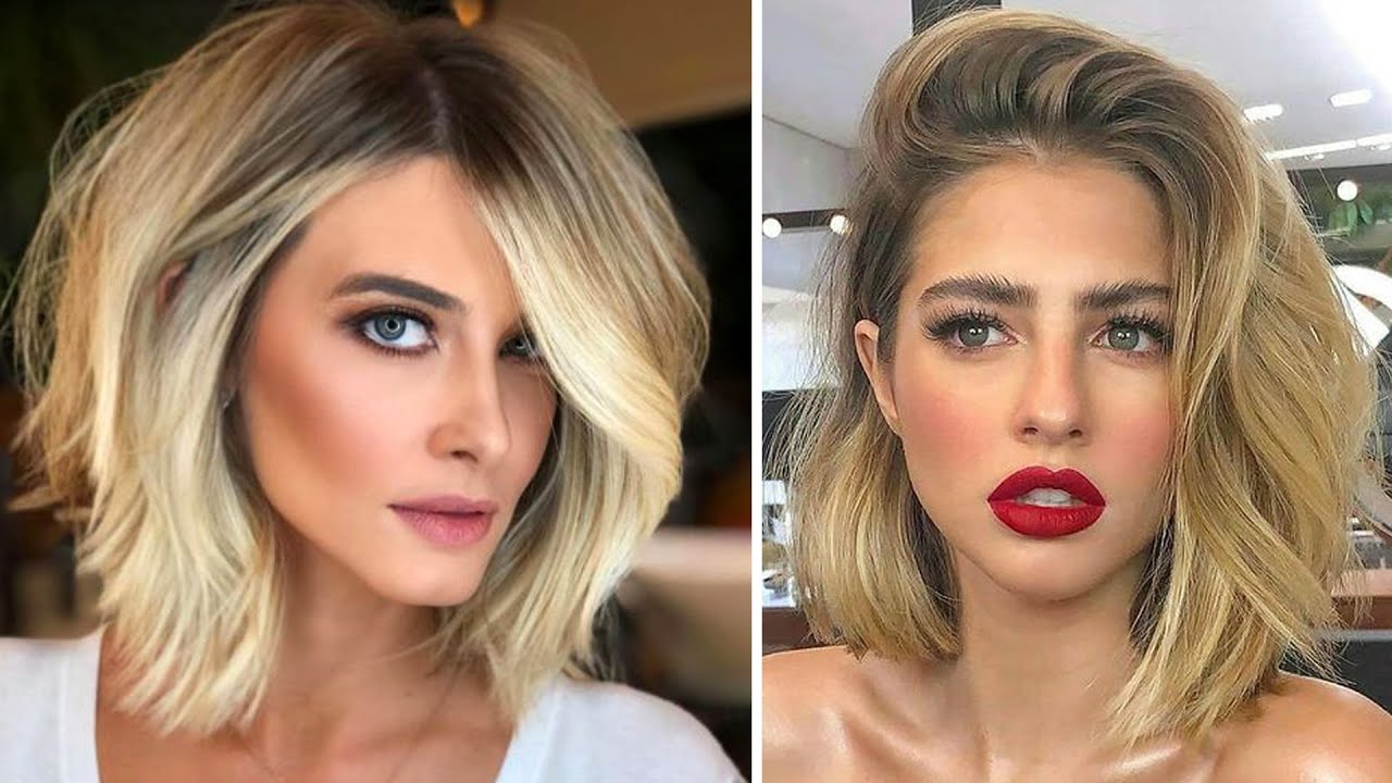 52 Best Bob Haircut Trends To Try in 2023 : Smokey Blonde Bob Haircut
